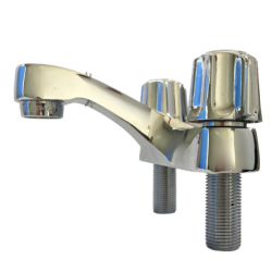 LFB0014 4 Inch C-C Lead-Free Brass Center with Stainless Pop-Up